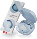 Alpine Silence Earplugs for Sleep, Focus & Travel - V-Shape Snug Fit & Soft Oval Tips – 4 Sizes XS/S/M/L - Comfortable, Reusable Hearing Protection - up to 22 dB – Blue