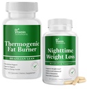 DR VITAMIN SOLUTIONS Thermogenic Fat Burner & Nighttime Weight Loss Pills for Women, Waist Trimmer & Supplements for Bloating for Women & Men, 90 Capsules