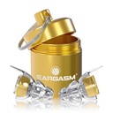 Eargasm High Fidelity Gold Earplugs for Concerts, Festivals, Musicians, DJs, Night-Life, Motorcycle Hearing Protection - Reusable Ear Plugs for High Fidelity Noise Reduction up to 21 dB