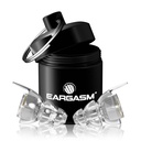 Eargasm High Fidelity Transparent Clear Earplugs for Concerts, Festivals, Musicians, DJs, Night-Life, Motorcycle Hearing Protection - Reusable Ear Plugs for High Fidelity Noise Reduction up to 21 dB