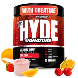 PROSUPPS Mr. Hyde Signature Pre Workout Powder with Creatine, Beta Alanine & Caffeine - Απόδοση, Ενέργεια & Αντοχή - Καθαριότητα & Γυμναστήριο Συμπληρώματα για Άνδρες & Γυναίκες (Fruit Punch, 30 Services)