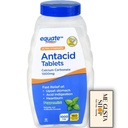 Equate Ultra Strength Antacid Chewable Peppermint Tablets, 1000 mg, 160 Count (Pack of 01) + me Gusta Sticker