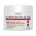 Capsaicin Pain Relief Cream 0.1% – Topical Analgesic Cream for Temporary Relief of Minor Muscle & Joint Aches and Pains – Fast-Absorbing Warming Formula with Arnica, Aloe & Chamomile, 4.23 oz