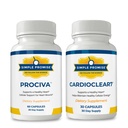Simple Promise Heart Strength & Energy Bundle – Supports Circulation, Cellular Energy & Heart Wellness – Prociva Arjuna Supplement & CardioClear7 CoQ10 + PQQ for Cardiovascular Support – 30-Day Supply