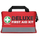 SuccorWare 380 Pieces Deluxe First Aid Kit Compact Trauma Medical Kits with Assorted Bandages, Instant Cold Pack, Emergency Blanket for Home, Travel, Camping, Vehicle, Emergency Kits(Red)