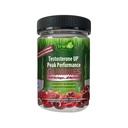 Irwin Naturals Testosterone Up Peak Performance Gummies for Men's Vitality | Energy & Stamina Support | Tesnor + Zinc + Boron | Peak Performance & Strength | 30 Vegan Gummies