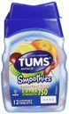 Tums Smoothies, Assorted Fruit, 12 Chewable Tablets, (Pack of 6)