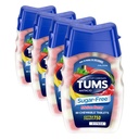 TUMS Extra Strength Chewable Sugar Free Antacid Tablets for Heartburn Relief, Melon Berry - 80 Count (Pack of 4)