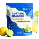 Cortisol Calm Drink Mix with Magnesium Glycinate Powder, L-Theanine, Vitamins, and Ashwagandha for Relaxation & Focus | Adaptogen Drink & Cortisol Support | 30 Packets (Lemon & Lime Flavor)