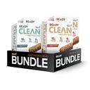 Ready® Protein Bars Bundle - High-Protein Snack with 15g Whey Protein, With Flaxseeds and Omega-3s for Sustained Energy, Supports Lean Muscle and Recovery, No Artificial Sweeteners - 48CT Variety Pack (2x 12ct Chocolate Sea Salt and 2x 12ct Chocolate Peanut Butter)