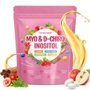 Myo-Inositol & D-Chiro Inositol Supplement for Women, Hormone Balance, Fertility, Ovarian Health & Cycle Support, Berberine, Ceylon Cinnamon for Healthy Cycle Regulation, Mood, Nerve, 240 Ct