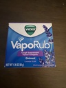 Vicks Vaporub Ointment Cough Suppressant Lavender Scent 1.76 Ounce
