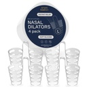 Nasal Dilators for Sleeping – Set of 4 Large (L) Soft Nose Vents and Nostril Opener for Quiet Nights - Nasal Cones