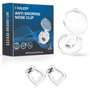 Anti Snoring Devices, Snore Stopper with Adjustable Magnet, Nasal Dilators Silicone Nose Clip Stop Snoring, Effective to Relieve Snoring, Snoring Solution for Comfortable and Quieter Sleep, M