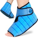 Comfpack Ankle Foot Ice Pack Wrap for Plantar Fasciitis Relief with 2 Hours Long Lasting Cold, Reusable Ice Boot for Injuries, Sprained Ankle, Swelling, Achilles Tendonitis, Surgery ﻿