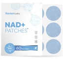 NAD+ Patches for Women Men - Supports Vitality Cellular Energy Boost & Wellness Health Support with Nicotinamide Plus Resveratrol CoQ10 NAC & Lion’s Mane - 60 Day Supply