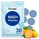 NAD+ Patches for Women and Men, NAD+Patch for Energy and Healthy Aging, Nicotinamide and Resveratrol Wellness Support, Vegan, 30 Patches