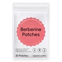 Berberine Patches for Women & Men, with Cinnamon, Chromium, L-Glutamine, Pomegranate, 8-Hour Long-Lasting Formula, Multi-Position Application, Vegan, Latex-Free, 30 Count