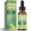 Tinnitus Relief for Ringing Ears, Natural Ingredient Drops for Ear Ringing, Soothing Tinnitus Oil to Support Auditory Wellness and Headache Relief