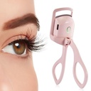 Heated Eyelash Curler,Electric Heated Lash Curler Rechargeable,Rapid Heat-up,Long-Lasting Curls,with Sensing Heating Silicone Pad(Pink)