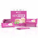 No Sugar Keto Bar Snack - Low Carb No Sugar Keto Snack Food with Keto Friendly Macros (12 x 1.41oz Bars, Birthday Cake)