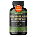 Gade Nutrition Bromelain Supplement in Capsules | Bromelain 2,400 GDU/g - 500mg per Capsule - Digestive Enzymes & Joint Support Supplement – Proteolytic Enzymes for Digestion, Fresh Pineapple Source