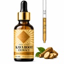 Premium Kava Root Extract Liquid Drops 2 oz | Natural Fast Absorbing Formula for Relaxation, Calm Mood and Nighttime Wellness Support
