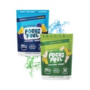 FocusFuel Energy Chews Variety Pack – Blue Razzberry Lemonade & Green Apple Flavors (2-Pack, 30 Servings Total) – 100mg Natural Caffeine + Nootropics – Sharp Focus, No Crash or Jitters