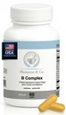 Hampton Distribution B-Complex for Stress & Nerve Support – Calming Vitamin Blend with B12, B6, Niacin & Biotin – Supports Relaxation & Neurological Health – 60 Vegetarian, Gluten-Free Capsules