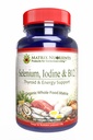 Selenium, Iodine and B12 - Thyroid, Metabolism & Immune Health Complex – High‑Absorption for Hair, Skin & Nails - Vegan Capsules (60ct)