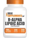 BulkSupplements.com R-Alpha Lipoic Acid (R-ALA) Capsules - 1 Capsule per Serving, 240 Count (Pack of 1)