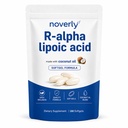 Noverly R-Alpha Lipoic Acid Softgels with Coconut Oil, 180 Count