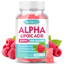 MEENCCD Alpha Lipoic Acid Gummies 600mg - ALA Supplement for Antioxidant Support, Vegan, Sugar-Free, Raspberry Flavor, 60 Count