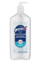 Germ-X Advanced Hand Sanitizer, 34 Fl Oz (1 Liter), Less Drying Moisturizing Clear Gel, No Rinse Formula, Large Family Size Pump Bottle