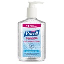 Purell Advanced Hand Sanitizer, Refreshing Gel, 8 fl oz Hand Sanitizer Counter Top Pump Bottles (Case of 12)