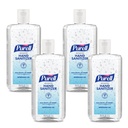 PURELL Advanced Hand Sanitizer Refreshing Gel, 1-Liter Flip-Cap Bottle (Pack of 4) - 9683-04