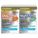 GoodSense Vapor Ice Day and Night Severe Cold and Flu Caplets, Combo Pack