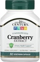 21st Century Cranberry Extract - 60 Vegetarian Capsules, Pack of 2