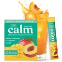 Third Nature Calm Powdered Drink Mix for Stress Support, Relaxation, Healthy Cortisol & Focus - No Sugar, Non-GMO On-The-Go Calming Drink with Magnesium Glycinate, GABA, Peach Mango, 14 Stick Packs
