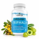 Triphala Capsules for Gut Health - 60 Counts | Organic Triphala Supplement | Digestion, Colon Cleanser & Detox, Immune System Support | USDA Certified Organic | Adaptogen Non-GMO