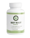 Beet Root Capsules – 1300mg Beetroot Powder for Natural Energy & Endurance Support, Non-GMO, Lab-Tested Beet Supplement - 60 Capsules, 30-Day Supply