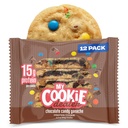 My Cookie Dealer Protein Cookies, Chocolate Candy Ganache (2.2oz, 12-Pack) | 15g Protein per Cookie - Individually Wrapped Workout Snacks for On-The-Go Travel