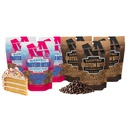 McCaffrey Protein Bites Birthday Cake + Chocolate Chip Cookie Dough Bundle – 3-Pack of Each Flavor, Vegan, Gluten-Free High Fiber Energy Snacks with 4g Protein