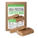 Protein Coffee Energy Bar, Made with Simple Ingredients, Natural Ingredients, Gluten Free, Non GMO & 16g of Protein, Made with Real Coffee (Peanut Butter - Caffeinated)