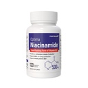 NANOWELL Niacinamide 500mg (Vitamin B3), Non-Flushing Formula, 120 Vegetarian Capsules, Gluten Free, Non-GMO, Made in USA