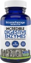 Stonehenge Health Incredible Digestive Enzymes - 18 Ένζυμα με βάση το φυτό - Lipase, Lactase, Protease, Amylase, Bromelain for Gas, Bloating, Fatigue (1)