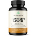Zyzven Naturals Manthoric Advance - Men’s Vitality & Performance Support Supplement, 120 Vegan Capsules, Zinc for Normal Testosterone Levels, Energy, Stamina, Endurance & Daily Men’s Supplement