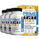 Prime TRT Max Maca Root Supplement, Organic Black Red Yellow Maca, 60 Capsules, Vegan, Non-GMO, Gluten Free (3)