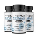 Real Science Nutrition Tremor Miracle Capsules 3 Pack- Essential Tremor Herbal Capsule Supplement for Hands, Legs, Feet, Head Tremors