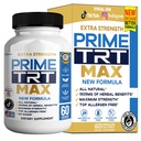 Prime TRT Max Maca Root Supplement, Organic Black Red Yellow Maca, 60 Capsules, Vegan, Non-GMO, Gluten Free (1)